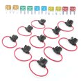 thumbnail image 4 of Inline Fuse Holder Set, Strong Conductivity Blade Fuse With 10pcs Fuse For Car For UTVs For ATVs, 4 of 8