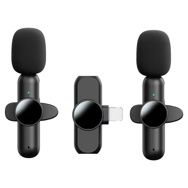 EGNMCR Wireless Lavalier Microphone For For , Plug-Play Wireless Microphone For Recording, Live Streaming, Auto Sync Noise Reduction Microphone Microphone