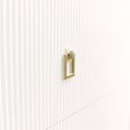thumbnail image 4 of Pasargad Home Victoria Ivory Nighstand, 2 Drawers with Bronze Metal Frame, 4 of 10