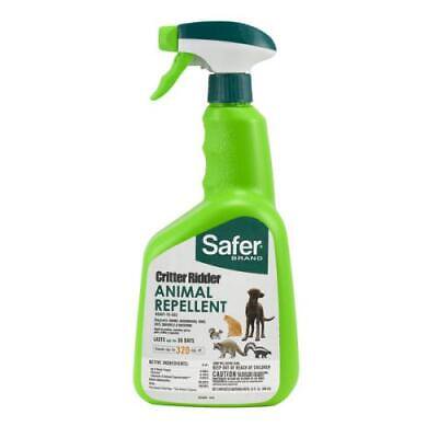 Safer Critter Ridder Animal Repellent Spray For Most Animal Types 32 oz. (Pack of 6)