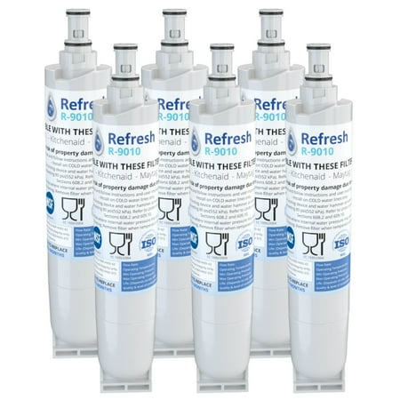 Replacement for Whirlpool 4396508 EveryDrop Filter 5 Kenmore 9010 Refrigerator Water Filter (6 Pack)