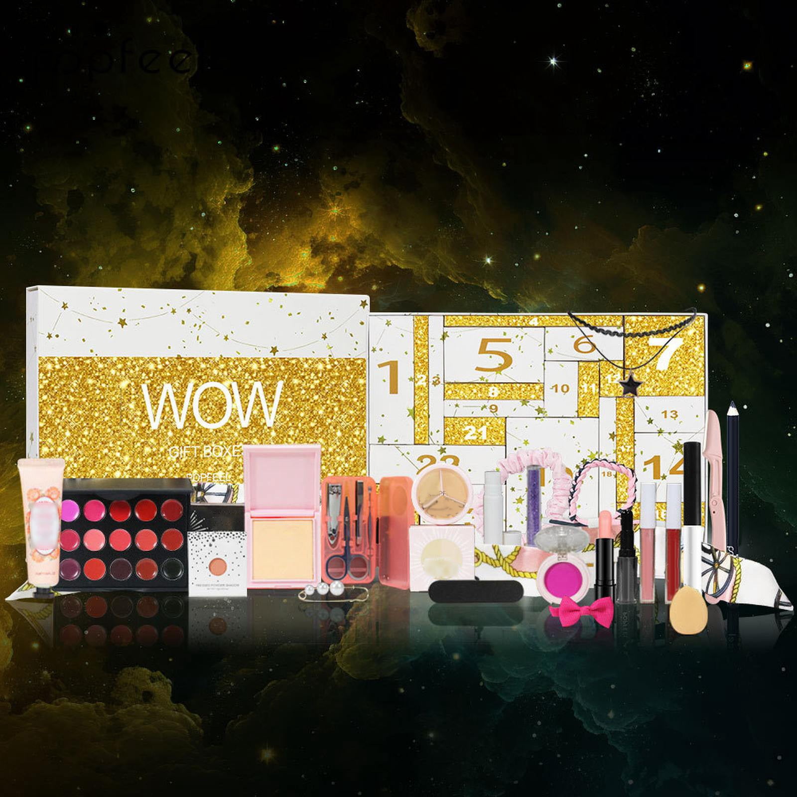 Clearance Sale! Lssam Calendar 2024-2025 Wall Calendar Makeup Advent Calendar 2024 Christmas Makeup Surprise Box For Women 24 Days Countdown Calendar Beauty Advent Calendar Xmas Gift Box Calendar