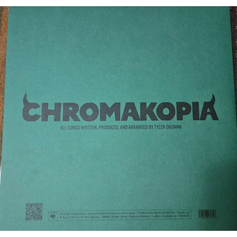 Tyler, The Creator – Chromakopia - Limited Edition Tyler, The Creator – Chromakopia - Limited Edition