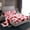 Red Pink, variant on Homewish Oil Painting Loves Twin Sheet Sets,Valentine'S Day Theme Twin Fitted Sheet,Pink Red Flat Sheet For Men Women,Microfiber Bedroom Decor,3-Piece