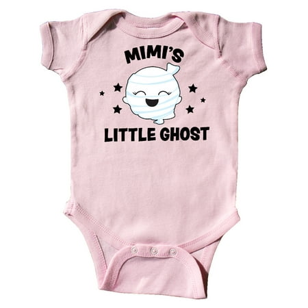

Inktastic Cute Mimi s Little Ghost with Stars Gift Baby Girl Bodysuit