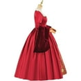 thumbnail image 3 of Women’s Anne Boleyn Tudor Queen Renaissance Elizabethan Style Ball Gown Dress Set, 3 of 6