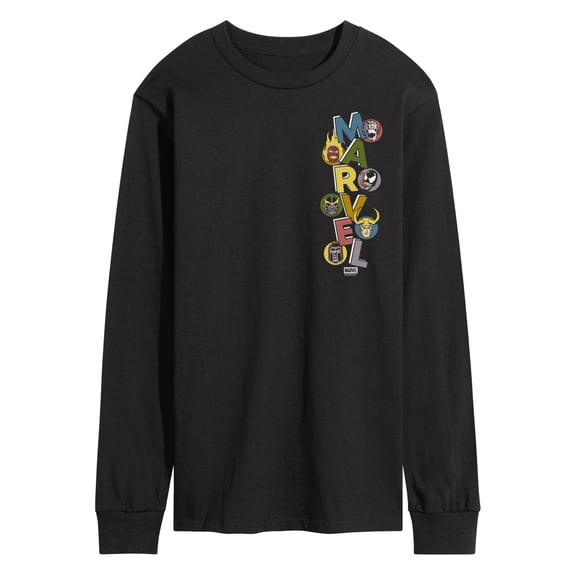 Marvel - Marvel Villains Stacked - Men's Long Sleeve Graphic T-Shirt