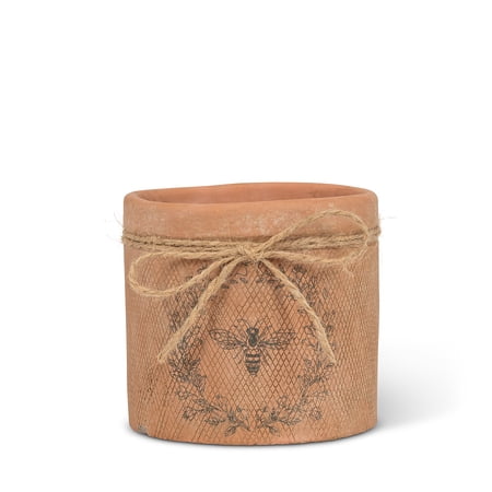 Set of 12 Small Bee in Crest Planter