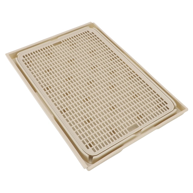 Cat Litter Mat, 17x13inch Double Layer Cat Litter Trapping Mat, Non Slip Waterproof Urine Proof Cat Litter Box Mat, Cat Litter Catcher Mat Easy to Clean, Washable