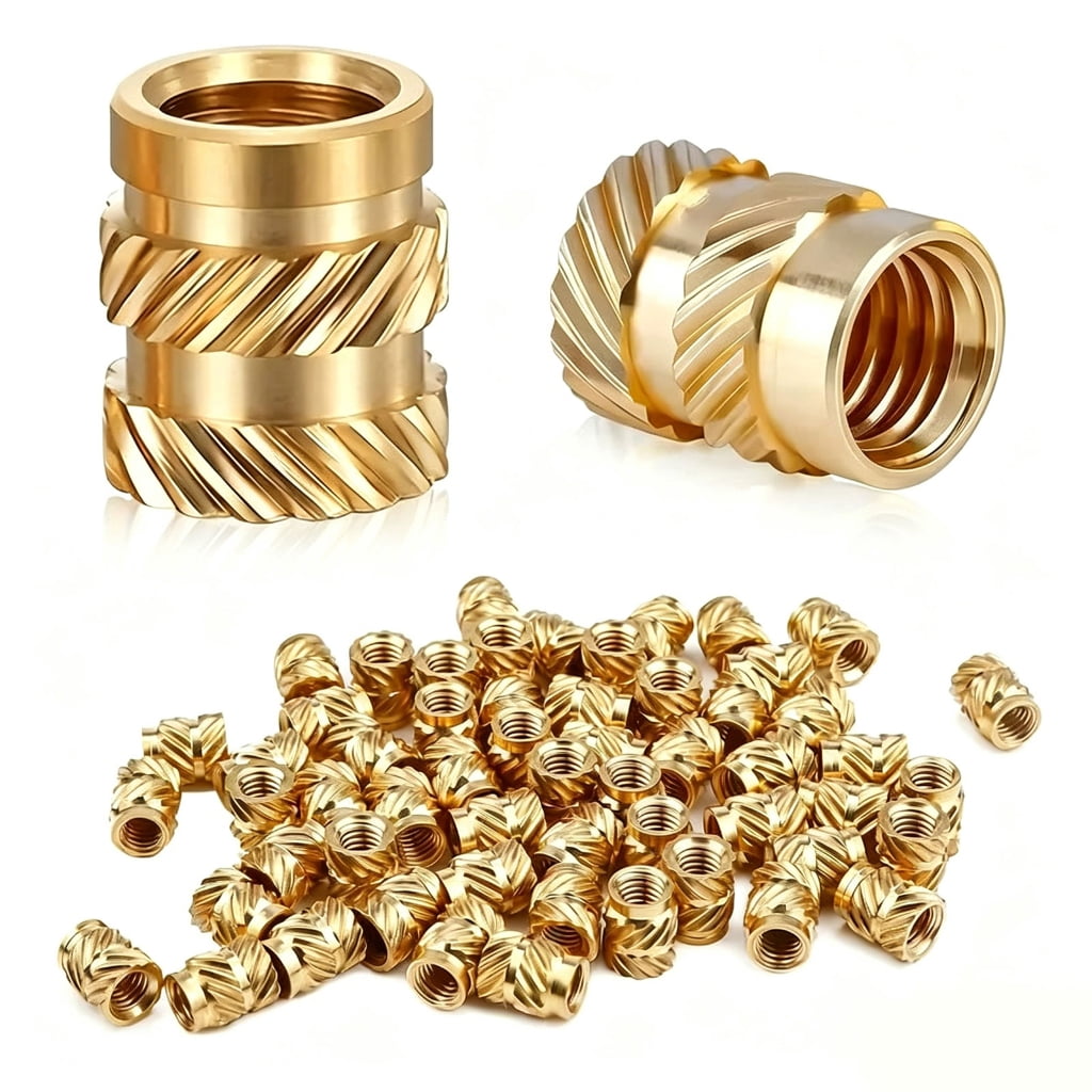 420pack Brasses Threaded Inserts With M3M4M5 Size Heat Embedment Inserting Nut For Strong Fastening