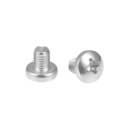 

Unique Bargains M8x12mm Machine Screws Pan Cross Head Screw Bolts 5Pcs
