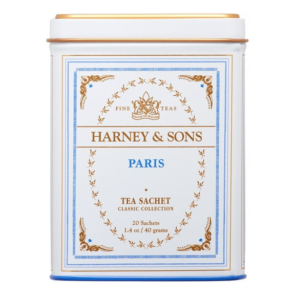 Harney & Sons Paris Tea Sachet, 20 Ct Pack Of 4