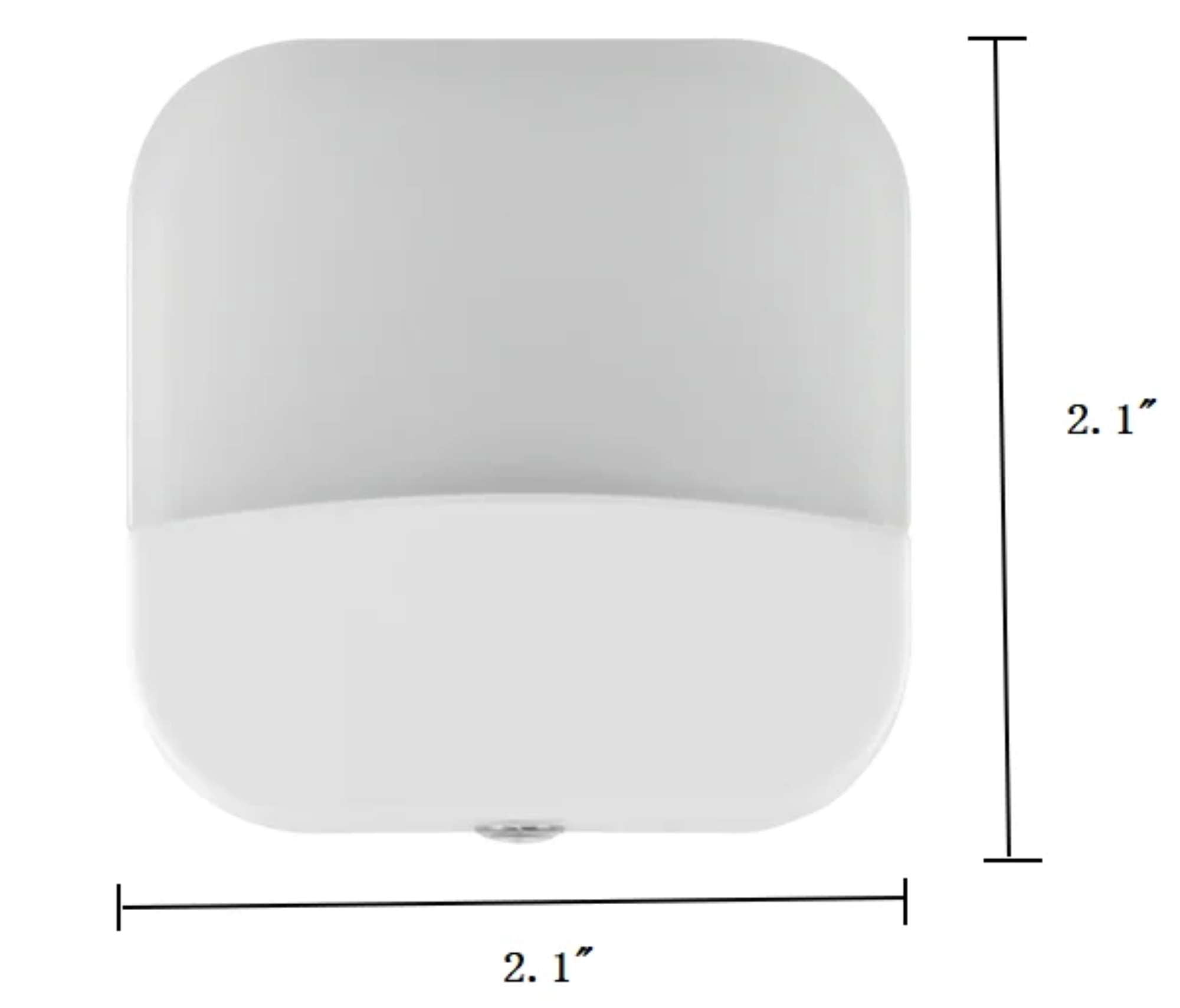 Great Value Plug-In LED Mini Night Light, Dusk-to-Dawn Sensor, 3000K Warm White, Energy Efficient, Automatic On/Off, 1 Pack