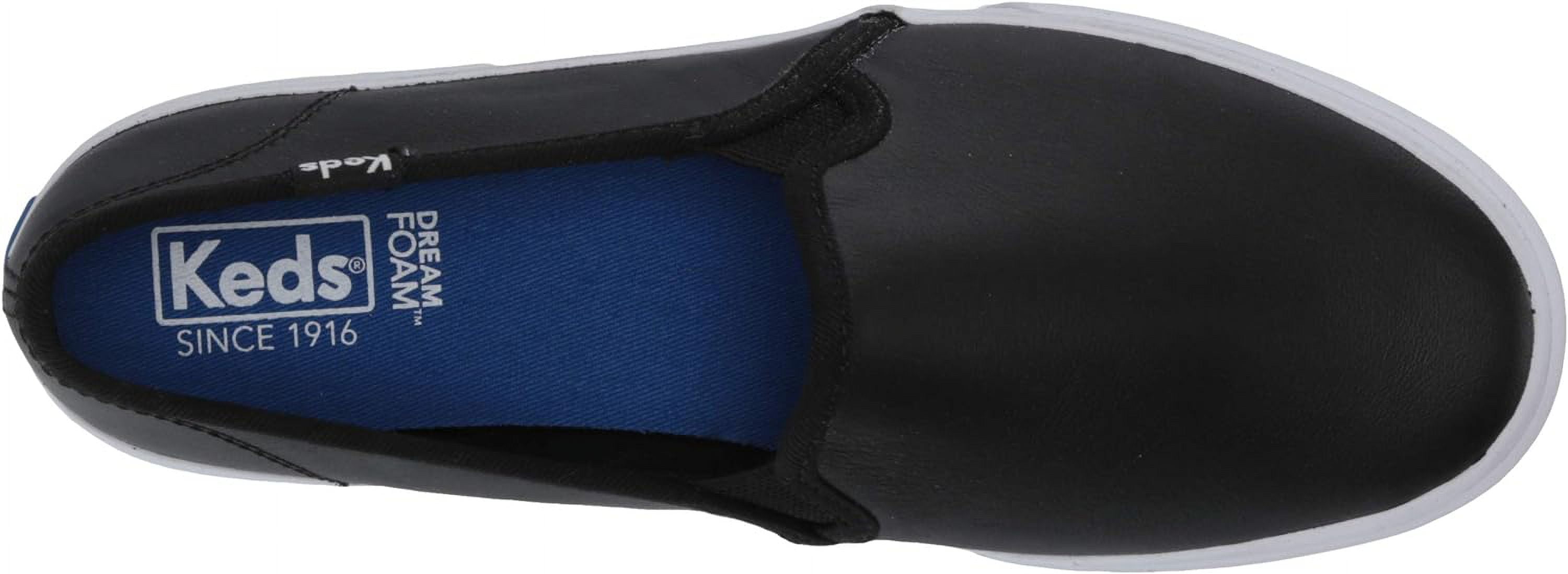 Keds Women's Double Decker Leather Slip On Sneaker