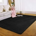 thumbnail image 4 of Lochas Ultra Soft Indoor Modern Area Rugs Fluffy Living Room Carpets for Children Bedroom Home Decor Nursery Rug 4' x 5.3', Black, 4 of 6