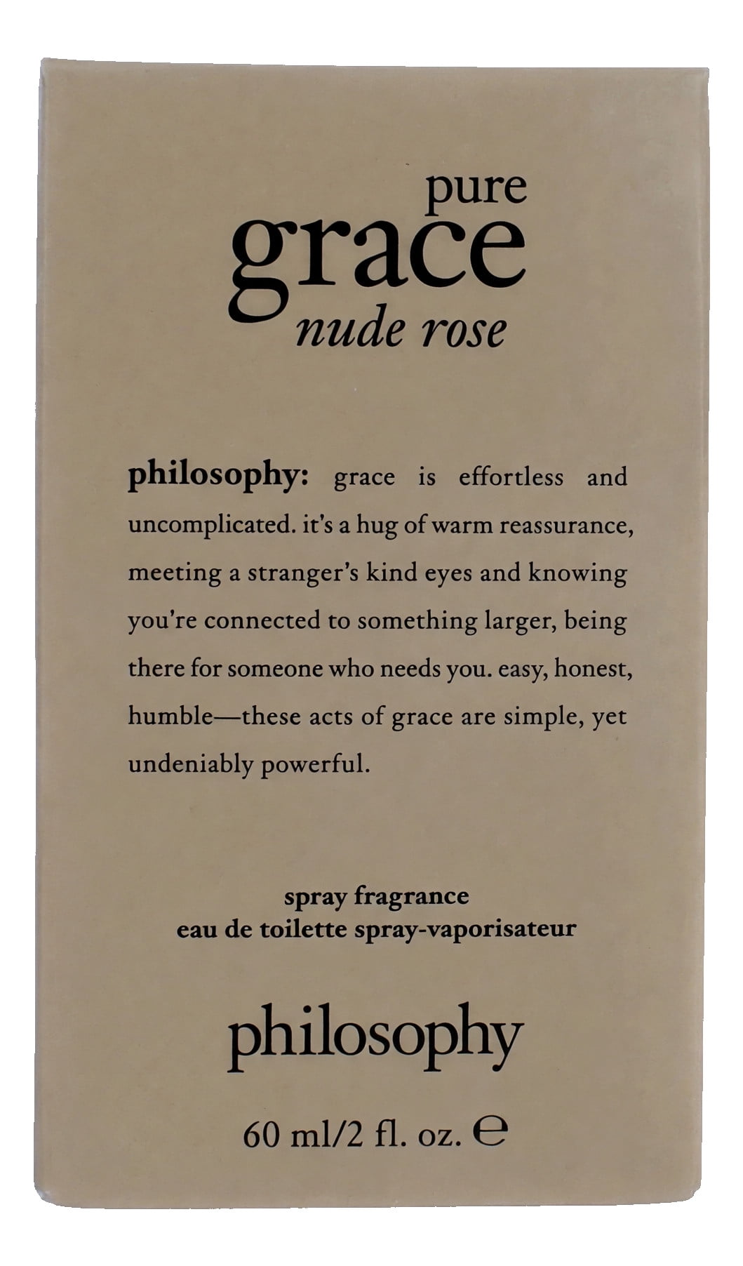 Philosophy Pure Grace Nude Rose Eau De Toilette Spray, Perfume for Women, 2 Oz