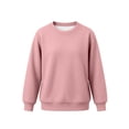 thumbnail image 4 of Lutiedan Boys Girls Knitted Sweaters Teen Crew Neck Long Sleeve Pullover Fall Winter Casual Uniform Sweaters Size 5-16,Pink, 4 of 7