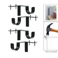 thumbnail image 4 of 6 Packs Single Curtain Rod Brackets, Heavy Duty Holders for Window Frame, No Drill Installation, 4 of 7
