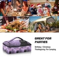 thumbnail image 7 of Iauyy Casserole Carrier for Hot Food Insulated Casserole Travel Carry Bag with Lid Food Warmer Bag for Party/Picnic,Cat Stares at The Sky, 7 of 7
