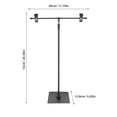 thumbnail image 2 of DEEPCRAFF Retractable Aluminum Alloy Poster Stand Black Lightweight Display for Store and Expo, 2 of 7