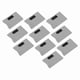 thumbnail image 3 of 10 fundas de bloqueo RFID antidesmagnetización y antirrobo, compactas, protectoras para tarjetas inteligentes NFC para viajes, color gris, 3 of 15