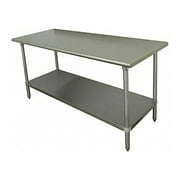 Advance Tabco Fixed Work Table,SS,72" W,36" D GLG-366