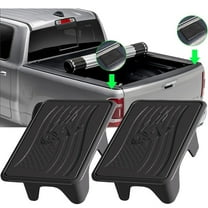 2 Pack Bed Rail Stake Pocket Covers Compatible with Dodge Ram 1500 2500 3500 2009-2018, Ram Stake Hole Plugs, Rear Truck Tonneau Covers Stake Holes Caps Plugs Bed Rail Stake Pocket Cover