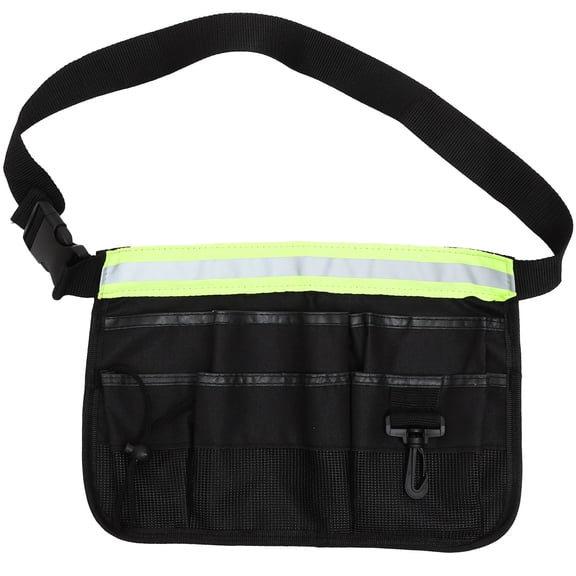 LOLIPPYY Heavy Duty Garden Tool Belt with Reinforced Hooks and Multi-Tool Pouches for Storage, Black