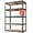 Black, variant on REIBII 5-Tier Adjustable Garage Storage Shelf Units , 2020LBS ,35.55"Lx16"Wx72"H,Galvanized