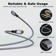 thumbnail image 2 of USB Extension Cable 4K Cable Type-C Male to Female Extension Ultra HD 20Gbps 240W Data Quick HD Transmission Line 2m, 2 of 5