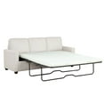 thumbnail image 3 of Lifestyle Solutions Jenson Sofa with Sleeper, Cream Fabric, 3 of 8