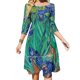 thumbnail image 1 of Vestido de escote cuadrado Irises-Vincent, bonitos vestidos holgados con estampados, elegante vestido de fiesta en la playa con flores de iris, 1 of 6