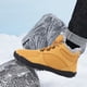 thumbnail image 2 of Zapatos Piel Cálidos Botas Nieve Descalzas Felpa Invierno Impermeables para Hombres Y Mujeres, 2 of 9
