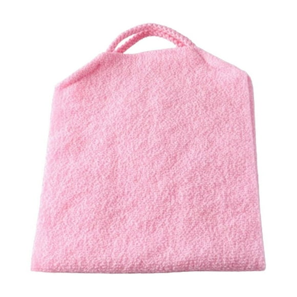 Nylon Exfoliating Bath Towel With Stretchable Back Rubbing Strip For Body Scrubbing And Dead Skin Removal 50 cm x 18 cm