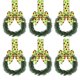 thumbnail image 1 of 1/4 Piezas Pequeña Corona Navidad 11 8 Pulgadas Gabinete Mini () Verde, 1 of 9