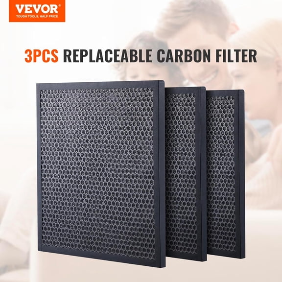 Carbon Filters 3 Pack 15.7x15.7 High Efficiency for BlueDri Scrubber Purifiers