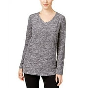 Style & Co. Petite Space-Dyed Sweater (Grey, PXS)