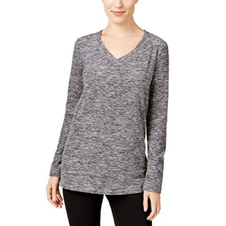Style & Co. Petite Space-Dyed Sweater (Grey, PXS)