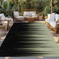 thumbnail image 2 of Sage Green Black Ombre Outdoor Rug for Patio/Deck/Porch, Non-Slip Large Area Rug 6 x 9 Ft, Modern Abstract Striped Gradient Indoor Outdoor Rugs Washable Area Rugs, Camping Rug Carpet Runner, 2 of 8