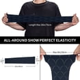 thumbnail image 5 of Uemuo Black Fish scales Printed Arm Sleeves, Cooling UV Sun Protection Sports Compression for Men/Women, 5 of 8