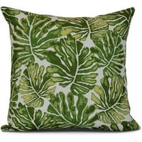 Simply Daisy, Palm Leaves, Floral Print Pillow