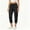 Black, variant on ZGRBOU Women Capri Jogger Sweatpants Elastic High Waist Drawstring Cropped Track Pants Lightweight Baggy Pants with Pockets