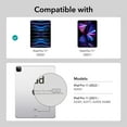 thumbnail image 3 of ESR for iPad Pro 11 Inch Case (2022/2021), iPad Pro 11 Case 4th/3rd Generation with Pencil Holder, Detachable Magnetic Cover, Vertical Stand, Auto Wake/Sleep, Rebound 360 Series, Gray, 3 of 8