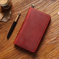 thumbnail image 1 of 1 2 3 Slots Watch Roll Travel Case Chic Portable Vintage Leather Display Watch Storage Box with Slid in Out Watch Organizers, 1 of 5