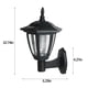 thumbnail image 3 of RKSTN solar wall light 1 Pack Solar Wall Lanterns Outdoor Solar Powered Sconce Lights Wall Mount Vintage Outdoor Wall Lantern Lamp For Garden Patio Garage Front Door, 3 of 6