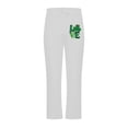 thumbnail image 5 of DayScoop Summer Pants for Men Casual Trousers Big & Tall Fashion St. Patrick's Day Print Pocket Lacing Elastic Waist Straight Sporty Work Full Length Pants Plus Size, 5 of 5