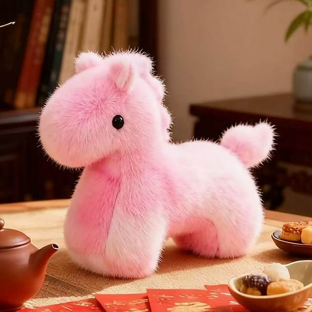 Muñeco de peluche, adorable animalito decorativo, suave y afelpado, regalo perfecto, ideal para el hogar o la oficina, diseño portátil, fabricado en tela, para dormitorio,Wsvlmg