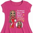 thumbnail image 3 of LOL OMG! Fashion Dolls - Extra w/ a Side of Swag - Toddler & Youth Girls Fit & Flare Dress, 3 of 5