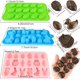 thumbnail image 3 of Molde de silicona para huevos de Pascua para chocolate, paquete de 5 moldes en forma de huevo para hornear para fiesta de Pascua, bombas de chocolate caliente, fondant, caramelos, gelatina, cúpula de, 3 of 4