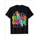 thumbnail image 1 of [Cotton Hello Tee] 100% Cotton Hello Second Grade Kids T-Shirt | Casual Crew Neck Tee For Boys & Girls - Comfortable Street Fashion Kids Clothes, 1 of 6